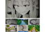 do hand drawings, paintings, and digital arts